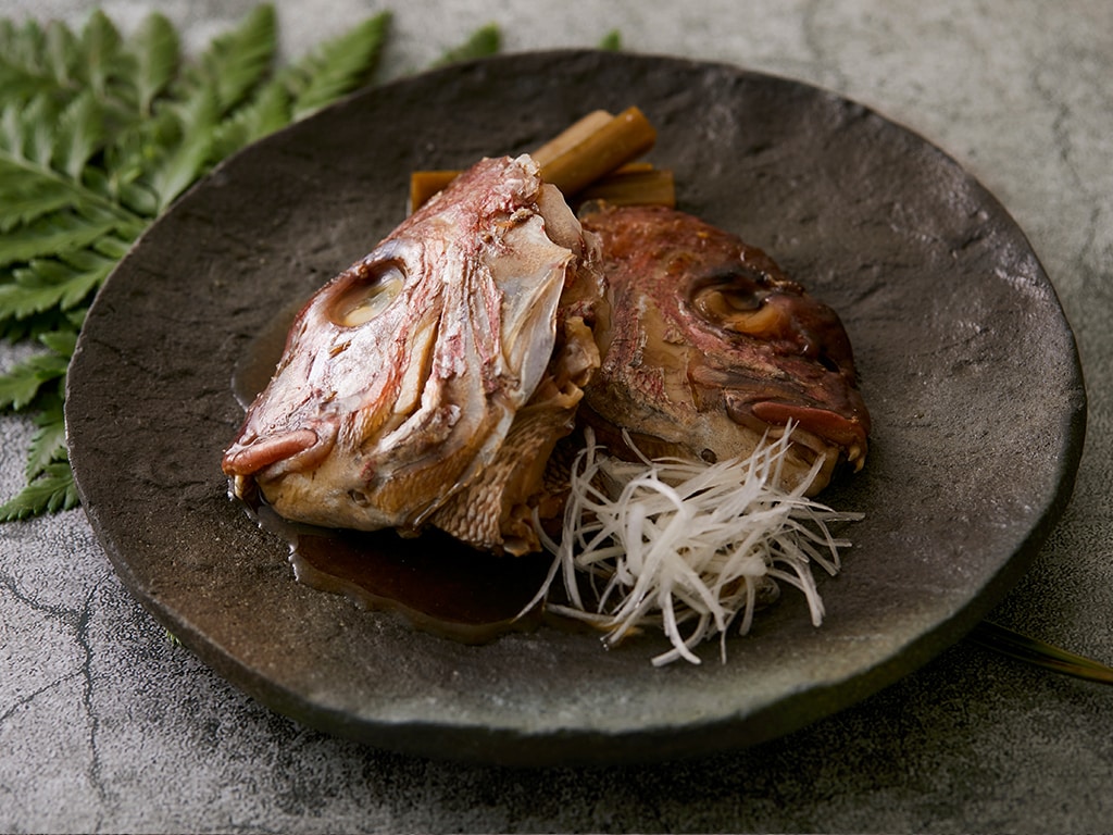 鯛のアラ炊き