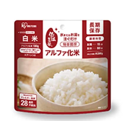 アルファ化米 白米 100ｇ