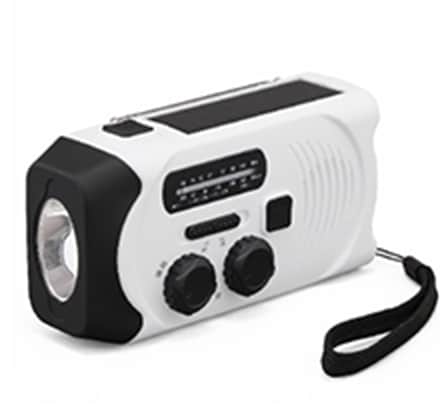 手回し充電ラジオライト