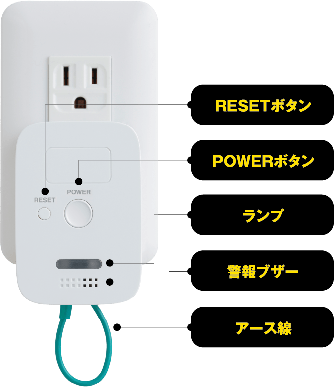 感震ブレーカー ブレーカー遮断タイプの製品画像