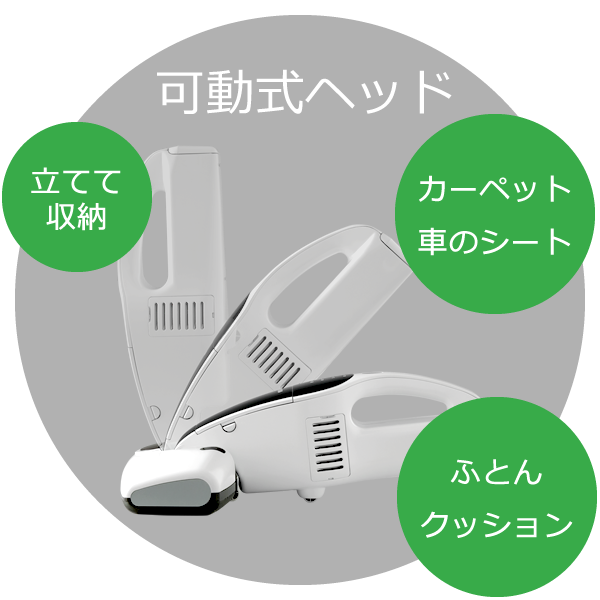 ふとん以外のお掃除にも