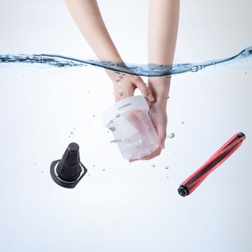 水洗い可能なダストカップ