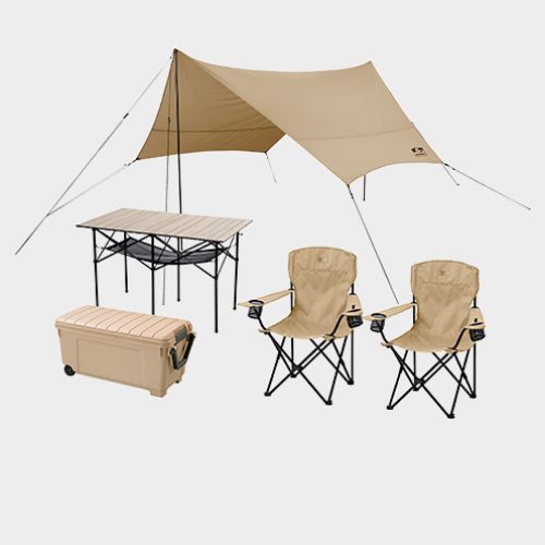 キャンプ用品 5点セット 2人用 ハイタイプ C5S-2H