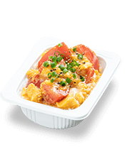 明太トマ卵丼