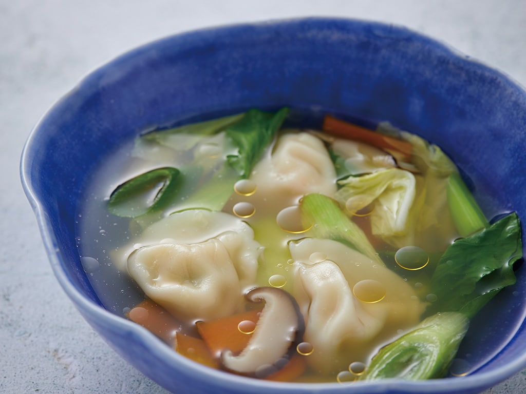 水餃子のスープ