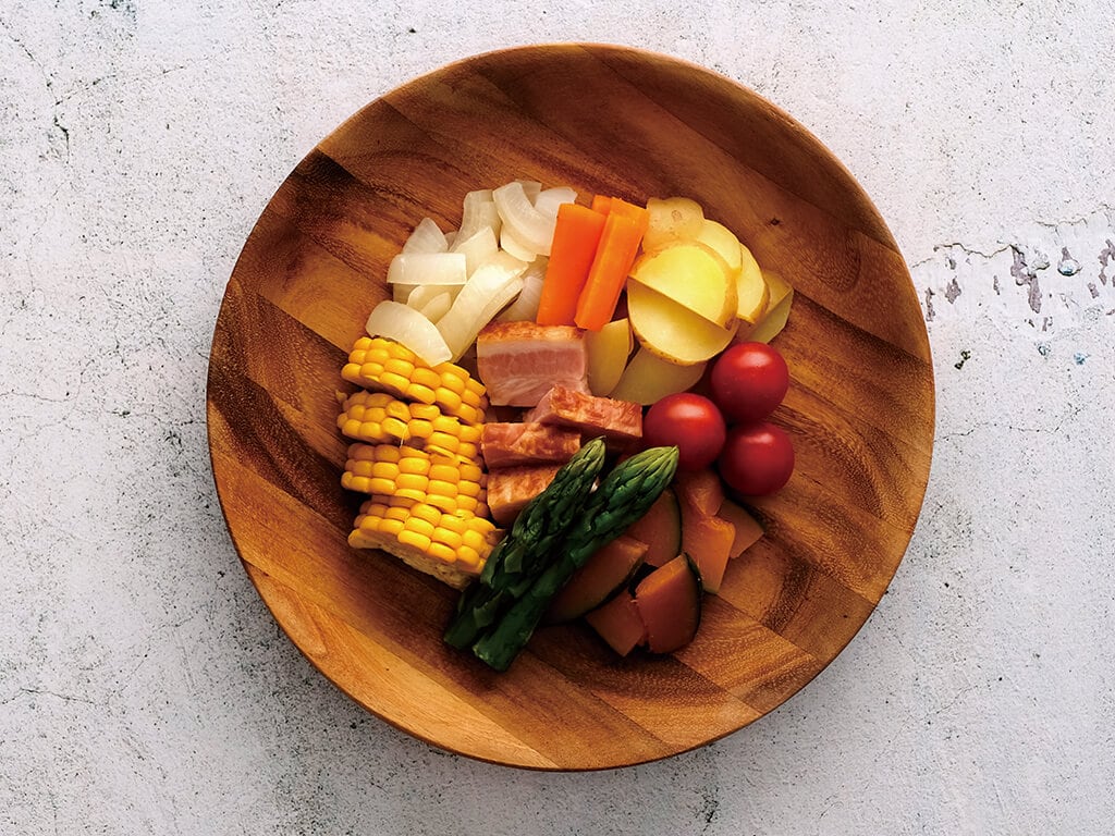 ホットサラダのレシピ