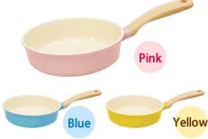 Pink、Blue、Yellow