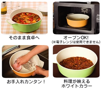 そのまま食卓へ