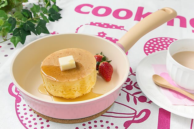 ふっくら厚焼きホットケーキ
