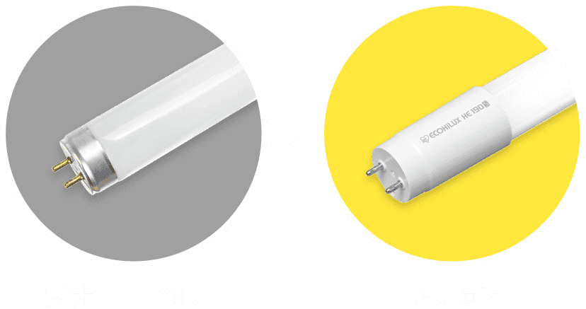 蛍光灯・水銀灯からLED照明へ