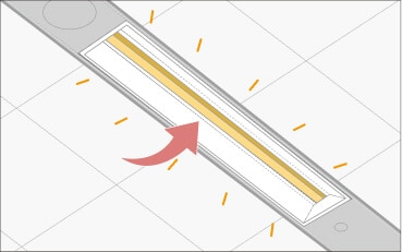 蛍光灯のイラスト