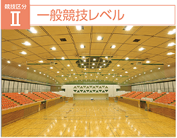 競技区分2 一般競技レベルの場合の明るさのイメージ