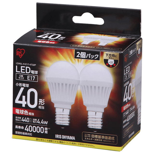 LDA4N-H-E17-4T32P・LDA5L-H-E17-4T32P 商品詳細｜LED電球｜LED照明