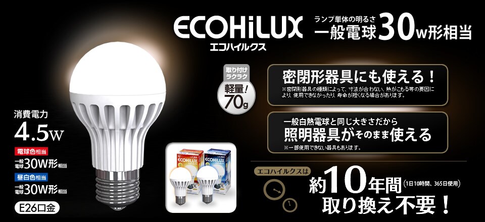 エコハイルクス 製品