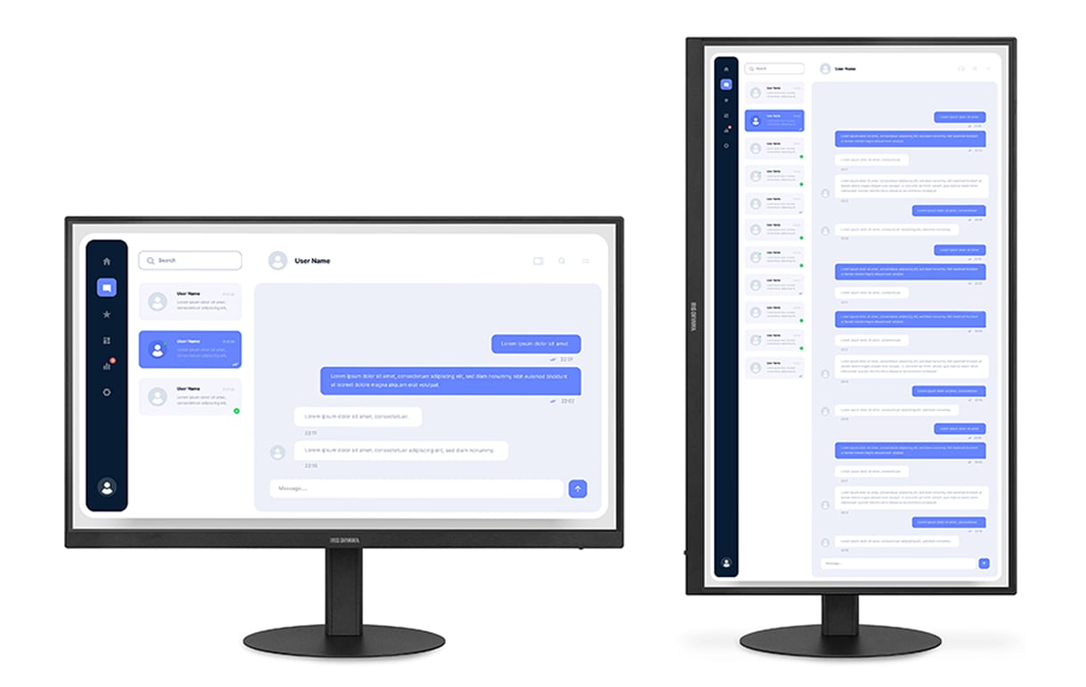 縦横回転モデルシーン
