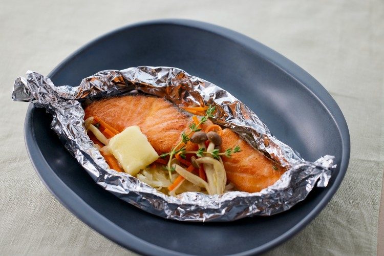 鮭のホイル焼き