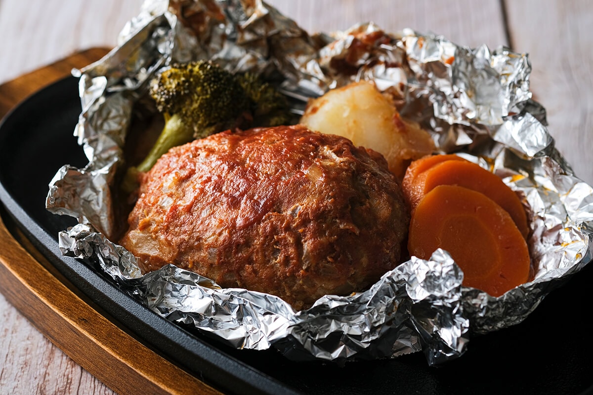 包み焼きハンバーグ