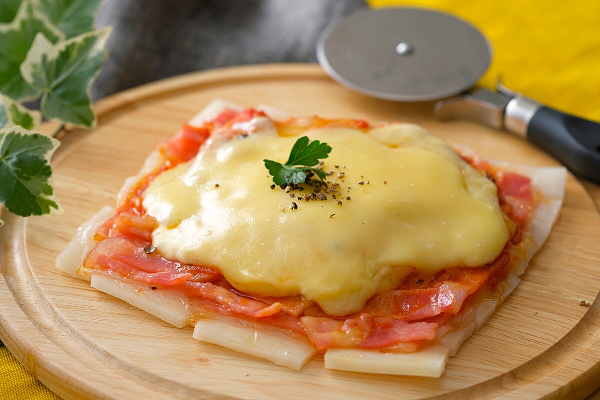 もちピザ オリジナルレシピ スチームオーブンレンジ Mo Fs2601 Ms F2601 Ms F3002 アイリスオーヤマ