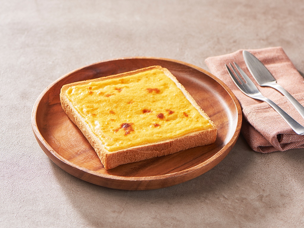バスクチーズケーキ風トースト
