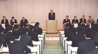 ２００３年入社式開催