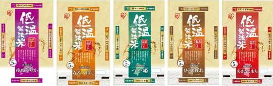 低温管理された5kg大容量の「低温製法米」5銘柄を発売