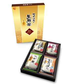 ギフトBOX 3合×4種 生鮮米食べ比べギフトセット 4袋入