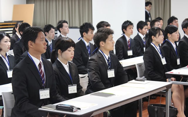 内定式の様子