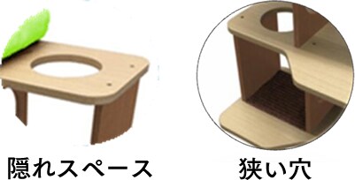 まるで家具のような木目調キャットランド 「インテリアキャットランド」を発売