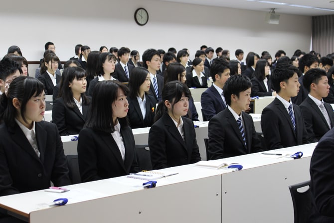 新入社員代表による答辞