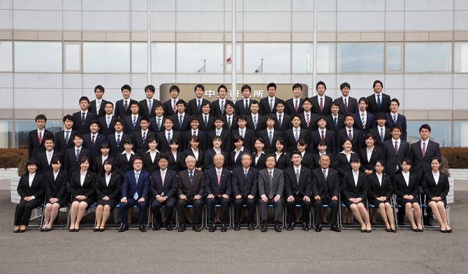 集合写真(大卒新入社員)
