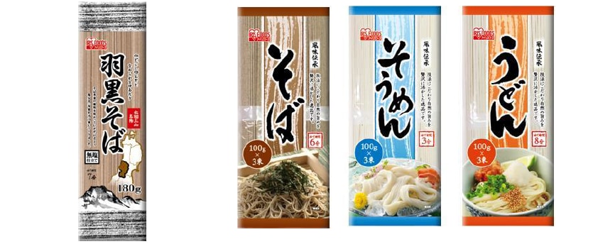 そうめん、うどん、そば