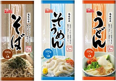 そば、そうめん、うどん
