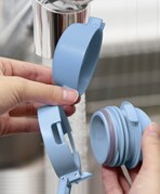 中栓を簡単に取り外せ、洗いやすい構造