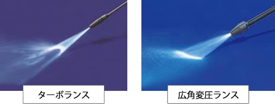 付属パーツにより多彩な噴射に変更可能