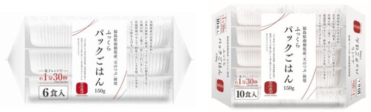 東北協同事業開発とアイリスフーズの共同開発 福島県南相馬産「天のつぶ」を使用した “ふっくらパックごはん”を新発売