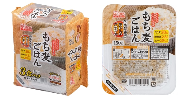 低温製法米のおいしいごはんもち麦ごはん