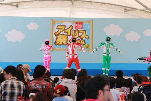 怪盗戦隊ルパンレンジャーVS警察戦隊パトレンジャーショーの様子