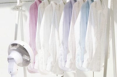 「衣類乾燥モード」で多くの洗濯物を満遍なく乾燥