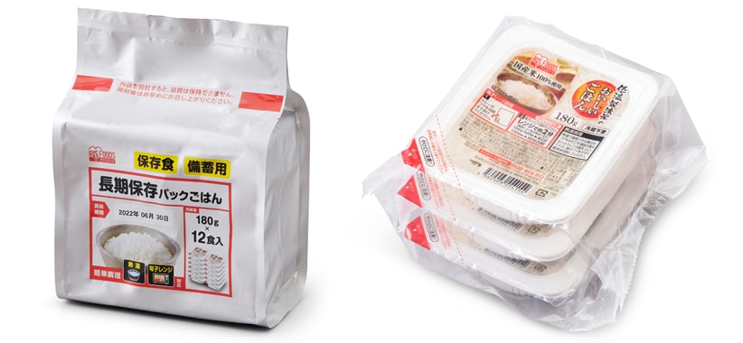 9月1日は防災の日 災害時でもいつもの美味しさを 「長期保存パックごはん」を新発売