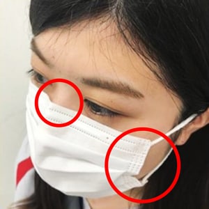 顔へのフィット性(本製品)