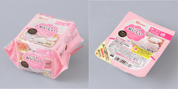 やわらかいごはん	歯ぐきでつぶせるタイプ