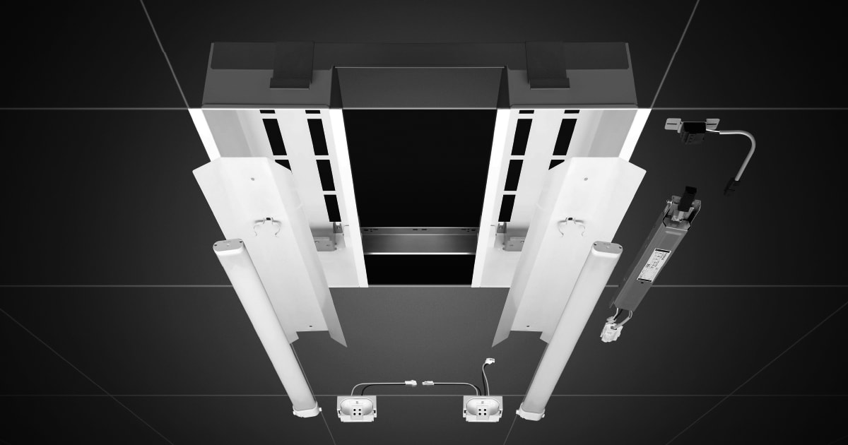 既設の器具本体をそのまま使用 器具の廃棄をなくし手軽にLEDリニューアル「LED交換キット グリッド照明用」を新発売