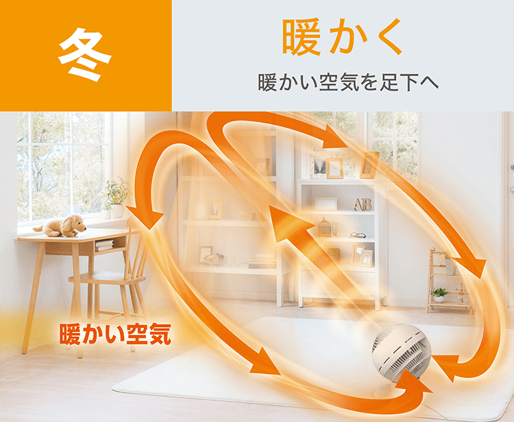 1台でサーキュレーターと扇風機の2役の活躍!「コンパクトサーキュレーター扇風機」新発売