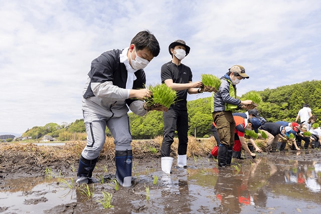 福島県浪江町にて田植えを実施