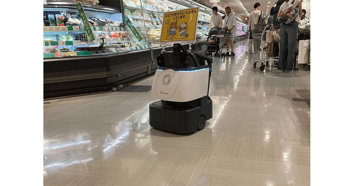 AI除菌清掃ロボット「Whiz i アイリスエディション」をダイエー様79店舗に国内スーパー最大規模で本格導入※