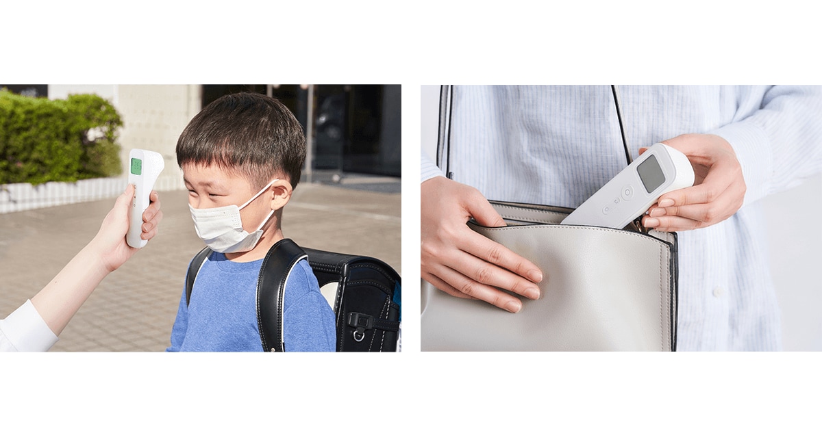 1秒で測れるコンパクトな体温計「ピッと測る体温計　スティックタイプ」発売