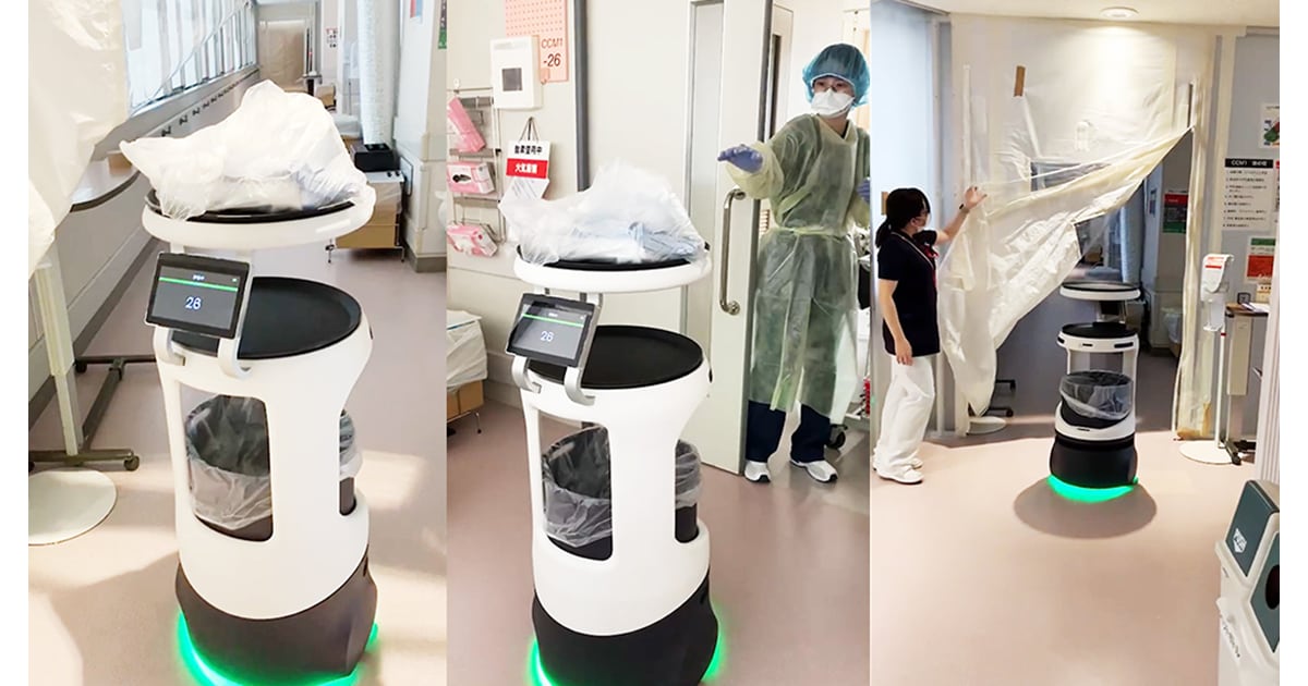病院施設全国初※1 配膳・運搬ロボット「Servi アイリスエディション」日本医科大学千葉北総病院のコロナ専門病棟で導入