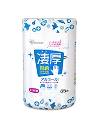 除菌ができるウェットティッシュ 凄厚シリーズ アルコールタイプ WTB-65A