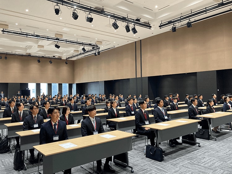 東京会場 内定式の様子