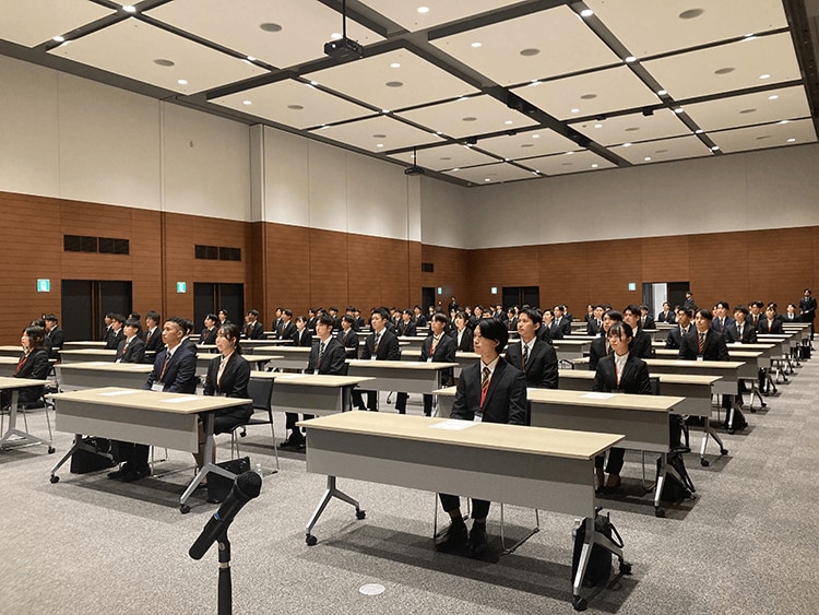 大阪会場 内定式の様子